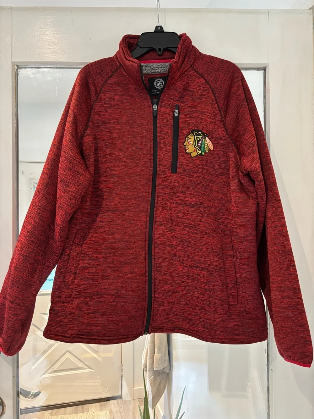 Men's NHL Chicago Blackhawks Full-Zip Fleece Jacket